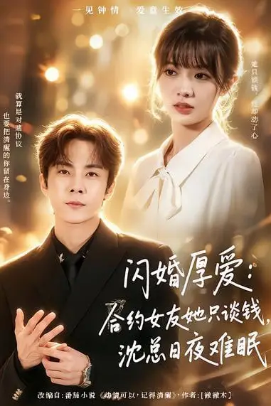 《闪婚厚爱：合约女友她只谈钱，沈总日夜难眠》封面