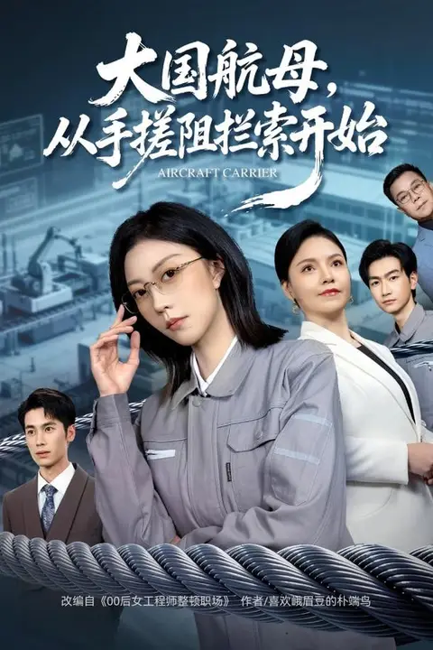 《大国航母，从手搓阻拦索开始》封面