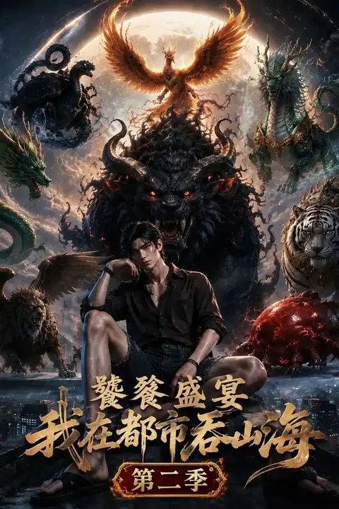 《饕餮盛宴:我在都市吞山海第二季》封面