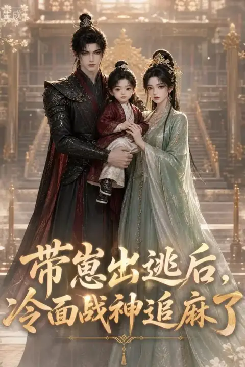 《带崽出逃后，冷面战神追麻了》封面