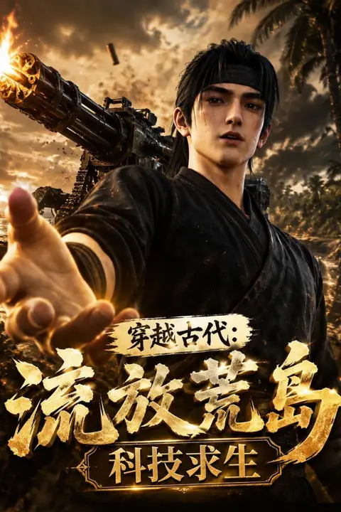 《穿越古代:流放荒岛科技求生》封面