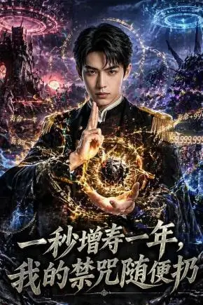 《一秒增寿一年,我的禁咒随便扔》封面