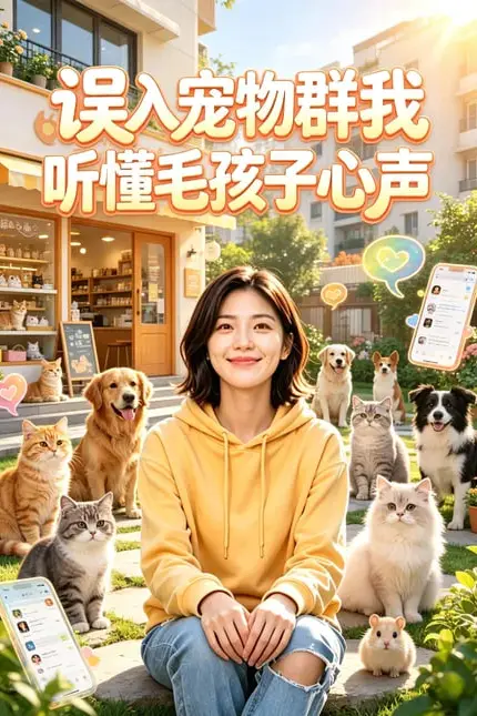 《误入宠物群我听懂毛孩子心声》封面
