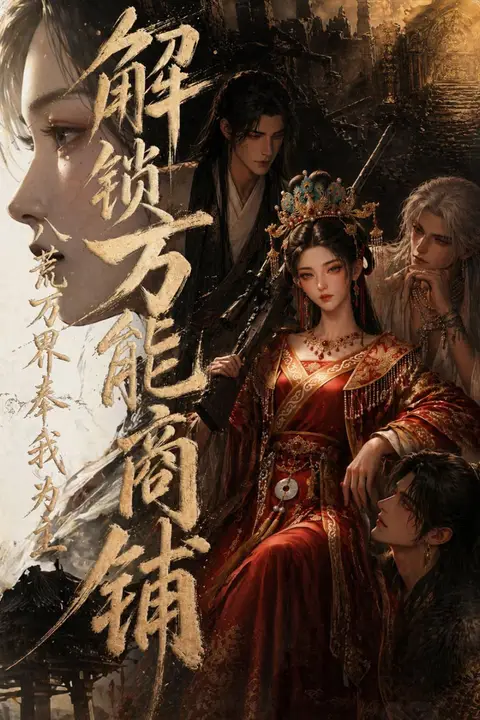 《解锁万能商铺,八荒万界奉我为主》封面