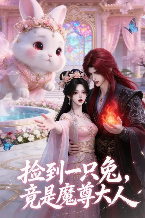 《捡到一只兔,竟是魔尊大人》封面