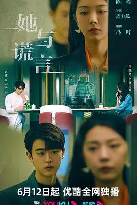 《她与谎言》封面