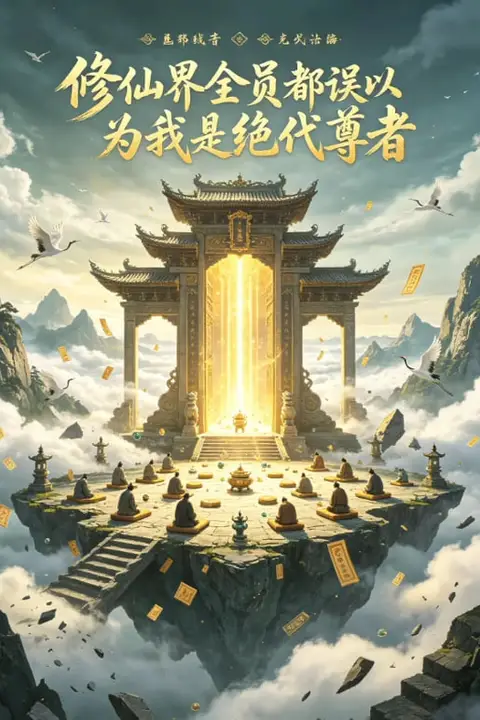 《修仙界全员都误以为我是绝代尊者》封面