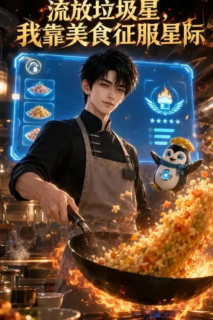 《流放垃圾星，我靠美食征服星际》封面