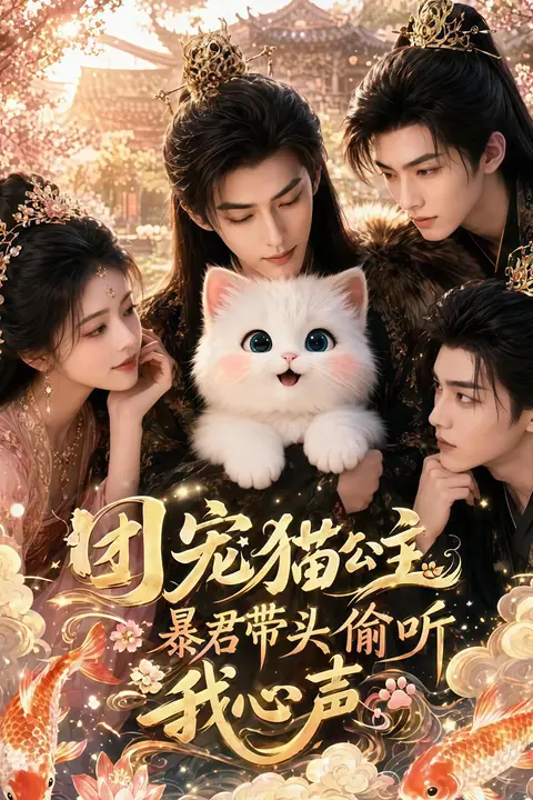 《团宠猫公主,暴君带头偷听我心声》封面