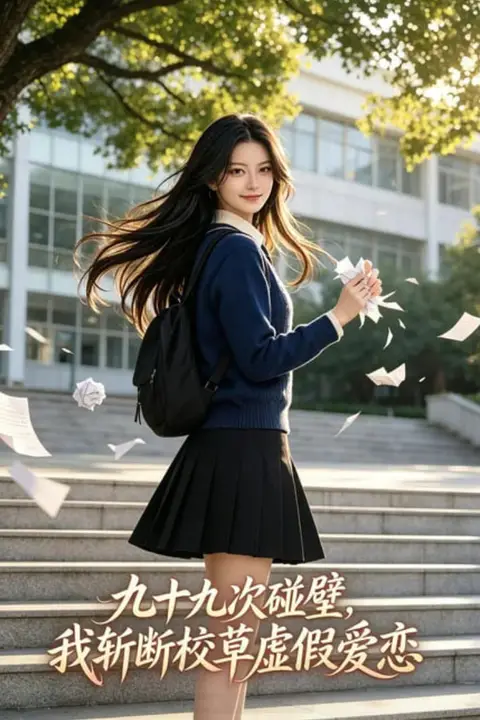 《九十九次碰壁,我斩断校草虚假爱恋》封面