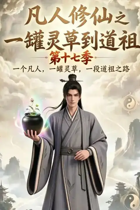 《凡人修仙之一罐灵草到道祖第十七季》封面