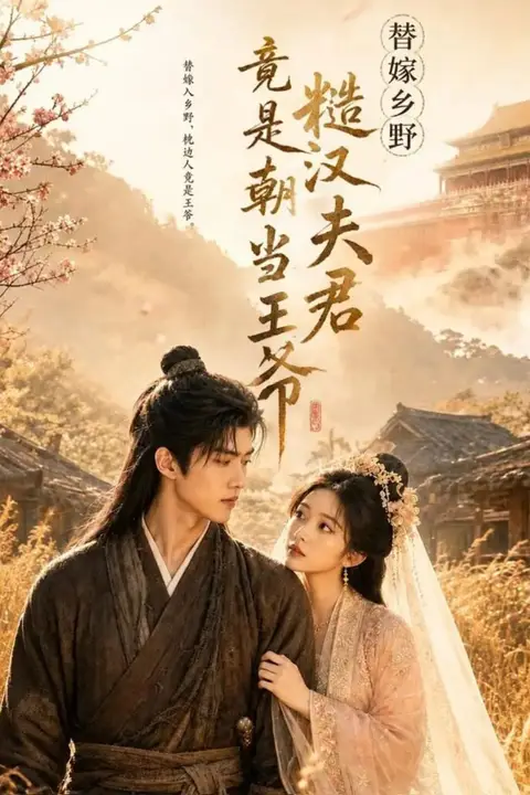 《替嫁乡野,糙汉夫君竟是当朝王爷》封面