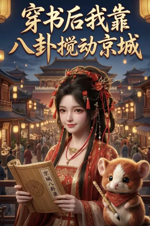 《穿书后我靠八卦搅动京城》封面