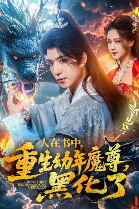 《人在书中，重生幼年魔尊，黑化了》封面