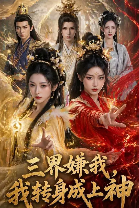 《三界嫌我,我转身成上神》封面