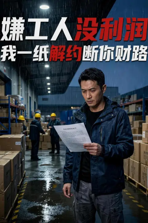 《嫌工人没利润,我一纸解约断你财路》封面
