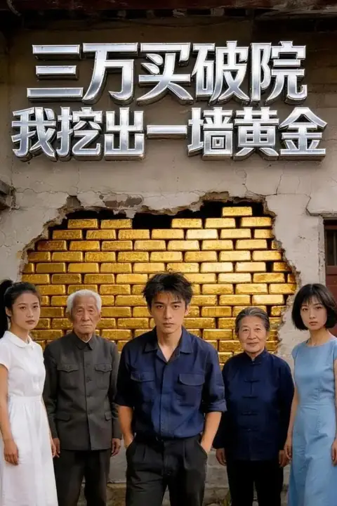 《三万买破院,我挖出一墙黄金》封面
