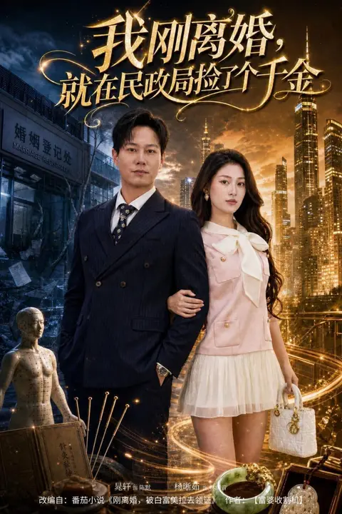 《我刚离婚，就在民政局捡了个千金》封面