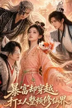 《暴富却穿越，打工人整顿修仙界》封面