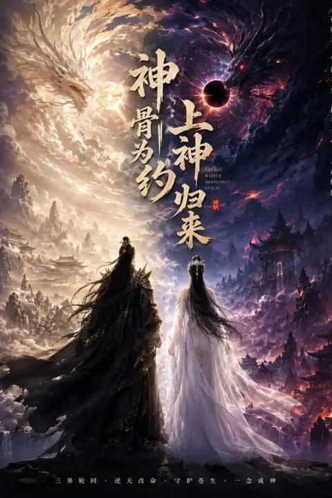 《神骨为约，上神归来》封面
