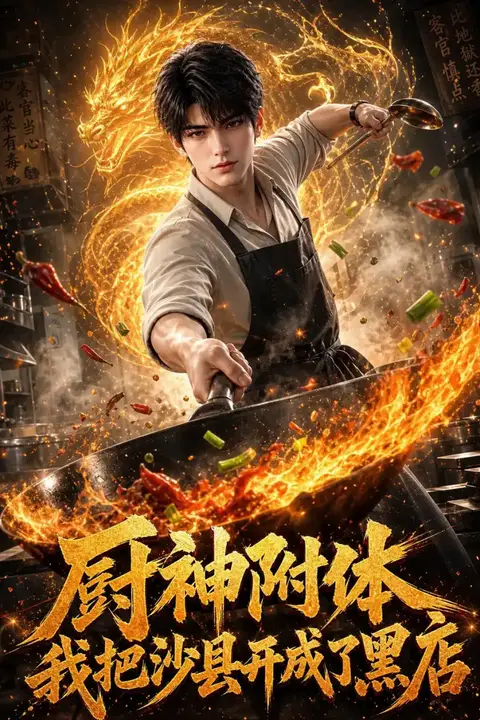 《厨神附体我把沙县开成了黑店》封面