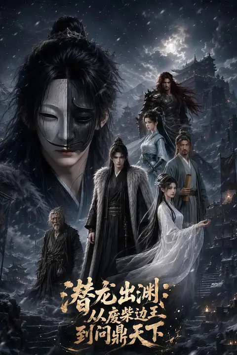 《潜龙出渊：从废柴边王到问鼎天下》封面