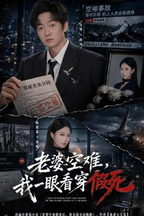 《老婆空难,我一眼看穿假死》封面