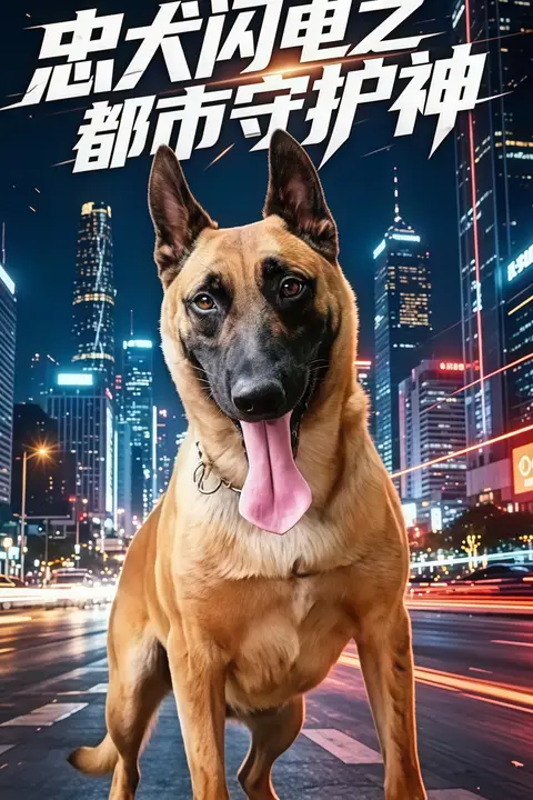 《忠犬闪电之都市守护神》封面