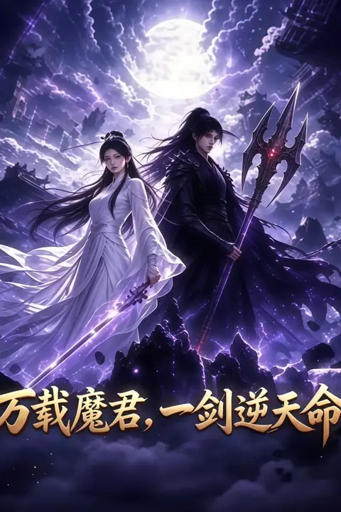 《万载魔君，一剑逆天命》封面