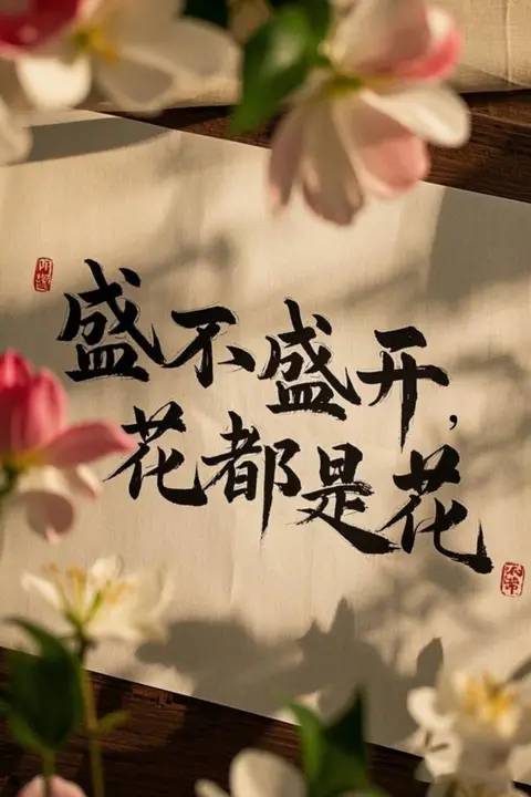 《盛不盛开，花都是花》封面
