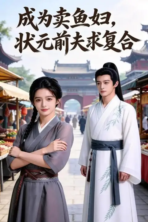 《成为卖鱼妇，状元前夫求复合》封面