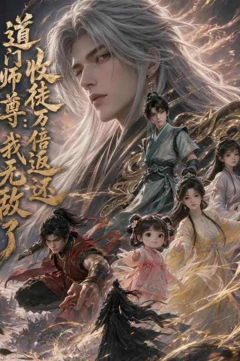 《道门师尊:收徒万倍返还,我无敌了》封面