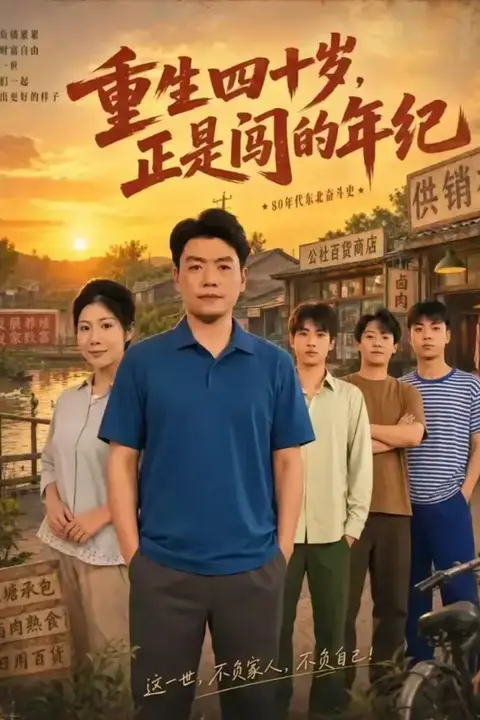 《重生四十岁，正是闯的年纪》封面