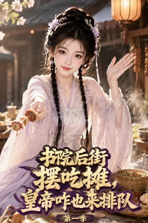 《书院后街摆摊吃摊，皇帝咋也来排队第一季》封面