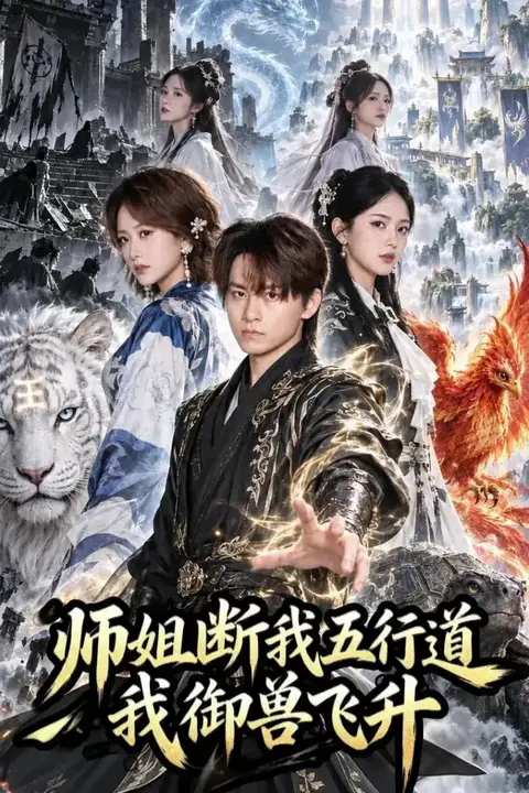 《师姐断我五行道我御兽飞升》封面